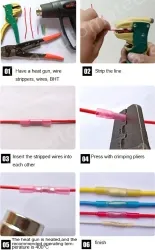 BHT2blue-Heat Shrink Terminals