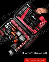 Reinforced straight handle 46-piece set