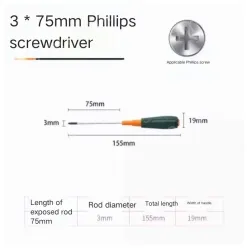 Phillips screwdriver 3*75