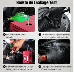ANCEL S3000 Automotive Detection Tool EVAP Pipeline Leakage Analyzer Smoke Leakage Detector