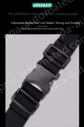 H model: 8 slip pockets/1 hanging ring/1 buckle+belt