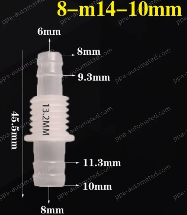 8-M14-10-Feed-through plastic connectors