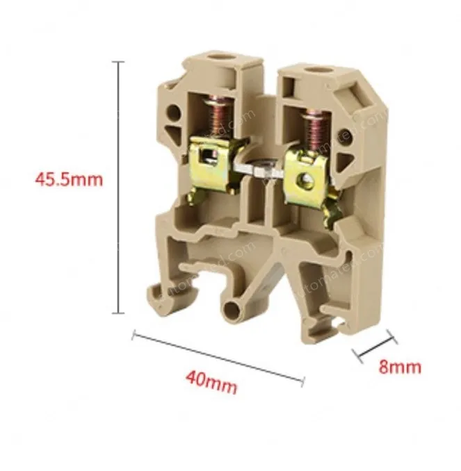SAK-6 terminal block rail flame retardant terminal block 6 square rail combination terminal block terminal block