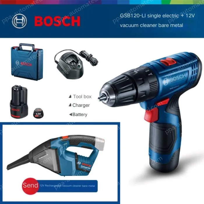 GSB 120-LI Electric Drill Single Electric Version +12V Vacuum Cleaner Bare Metal