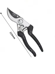 Black 8.5 inch - thick and hard pruning shears