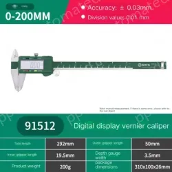 Digital caliper 0-200mm 91512