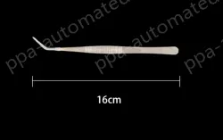 Stainless steel tweezers Curved tip (thick) 16cm