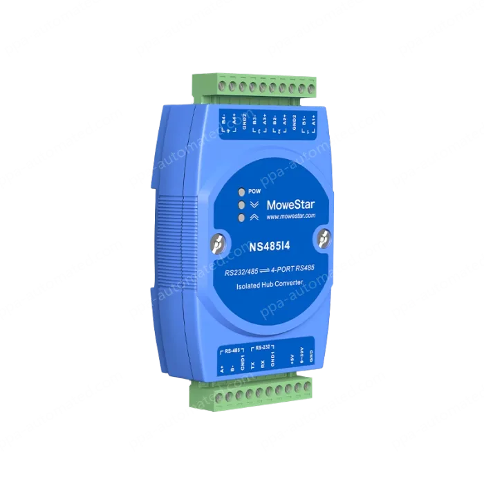 1 Port RS232/485 To 4 Ports RS485 Passive Isolated HUB