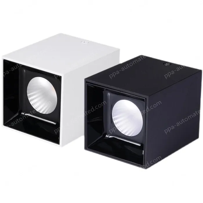 Surface-mounted square cob spotlights 30W