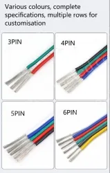 LED light connecting cable 18AWG*8 and (34/0.17TS)