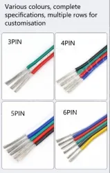 LED light connecting cable 20AWG*4 and (21/0.178TS)