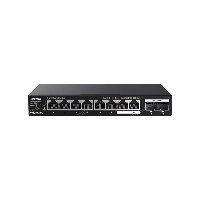 8-Port 2.5G Ethernet Switch With 2*10G SFP+ Slots
