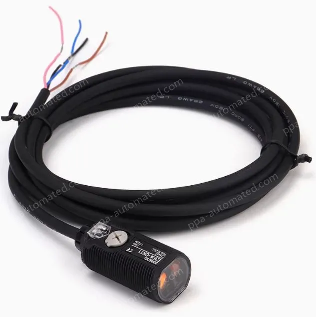 Domenzi Cable type Diffuse reflection photoelectric switch,10-30VDC 3-wire proximity switch E3FA-DN11