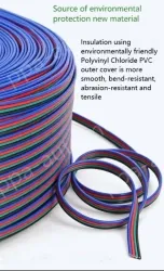 LED light connecting cable 18AWG*2 and (34/0.14TS)