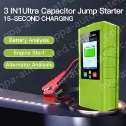 Jiedai Automotive Emergency Starting Power Supply Three in One 12V Large Capacity Generator Performance Testing Battery Tester