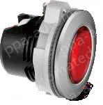 Yellow transparent button, plastic spray painted silver edge, can be equipped with lamp holder module