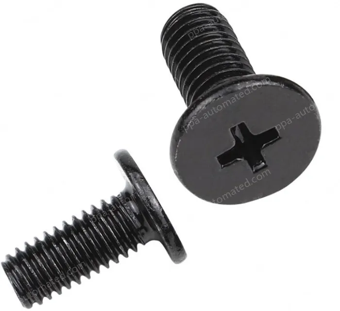Carbon steel thin head screws M1.6*2*4