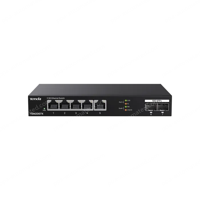 5-Port 2.5G Ethernet Switch With 2*10G SFP+ Slots