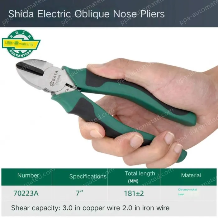 7" diagonal pliers stripper 70223A