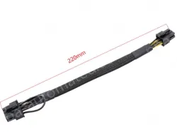 6PIN to 8PIN Server PowerCable Graphics Card Cable Mesh Sleeve Protection 32cm