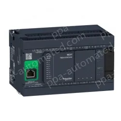 TM241CEC24R logic controller, Modicon M241, 24 IO, relay, Ethernet CAN master