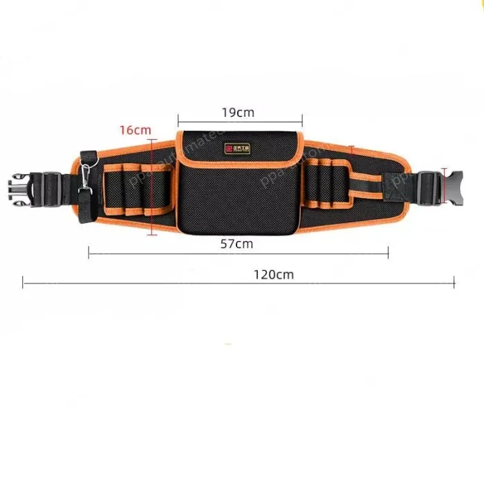 Orange padded tool belt bag Medium bag
