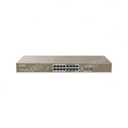 16GE+2SFP Ethernet Switch With 16-Port PoE