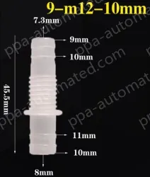 9-M12-10-Feed-through plastic connectors