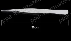 Stainless steel tweezers Straight tip (thick) 20cm