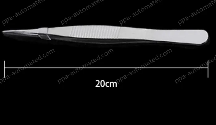 Stainless steel tweezers Straight tip (thick) 20cm