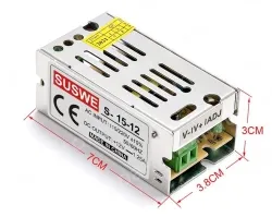 DC transformer switching power supply 12V 1A