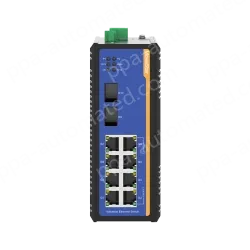 2 Ports Gigabit SFP + 8 Ports Gigabit T(x) Din-Rail Managed Industrial Ethernet Switch