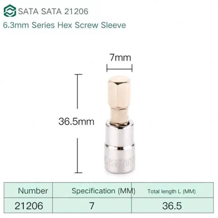 Xiaofei 7mm with a total length of 36.5mm-21206