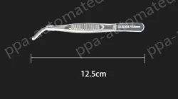 Stainless steel tweezers Curved round head (304 models) 12.5cm