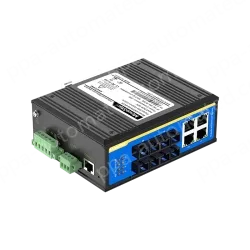 [100 Gigabit 4 Optical 4 Electrical] Ring Network Management Industrial Switch