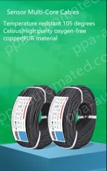 5 core 4 core 2 core sensor cable 24 AWG 2 pole