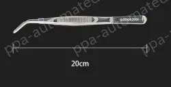 Stainless steel tweezers Curved round head (304 models) 20cm