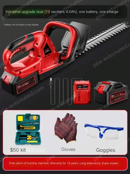 Industrial upgrade double-edged 10-cell 4.0Ah one battery and one charge