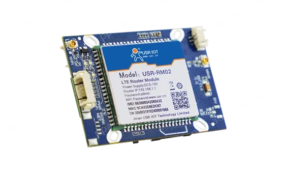 Single-network port 4G wireless router module