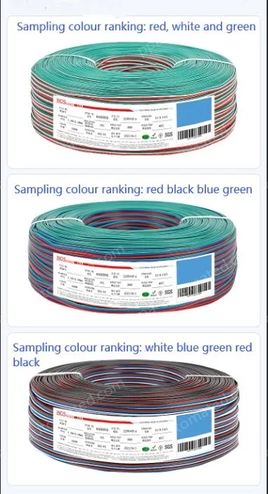 LED light connecting cable 20AWG*8 and (21/0.178TS)