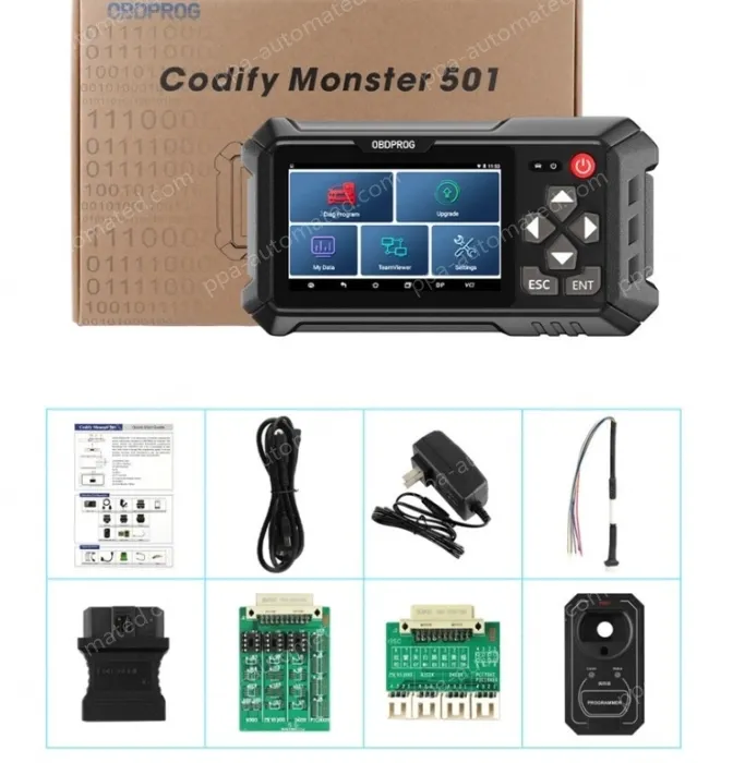 OBD PROG M501 car key programmer anti-theft password reading