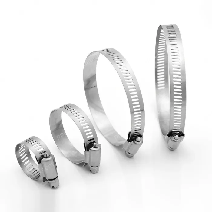 Semi-steel cross hose clamp 10-16