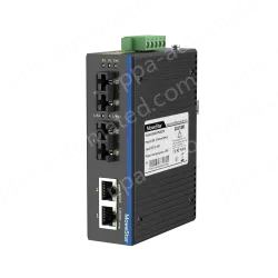 2 Ports 100M F(x) + 2 Ports 10/100M T(x) Din-Rail Unmanaged Industrial Ethernet Switch