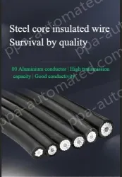 Steel core insulated wire 10KV3.4 thickness