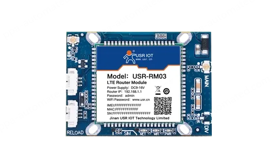 Dual-network port 4G wireless router module