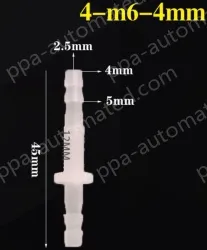 4-M6-4-Feed-through plastic connectors