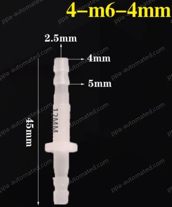 4-M6-4-Feed-through plastic connectors