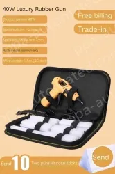 40W luxury glue gun + 10 glue sticks + storage bag