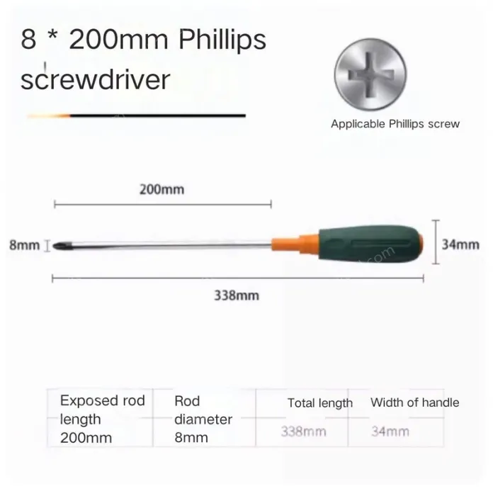 Phillips screwdriver 8*200