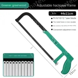 8/10/12 Adjustable Hacksaw Stand Contains 11 carbon hacksaw blades